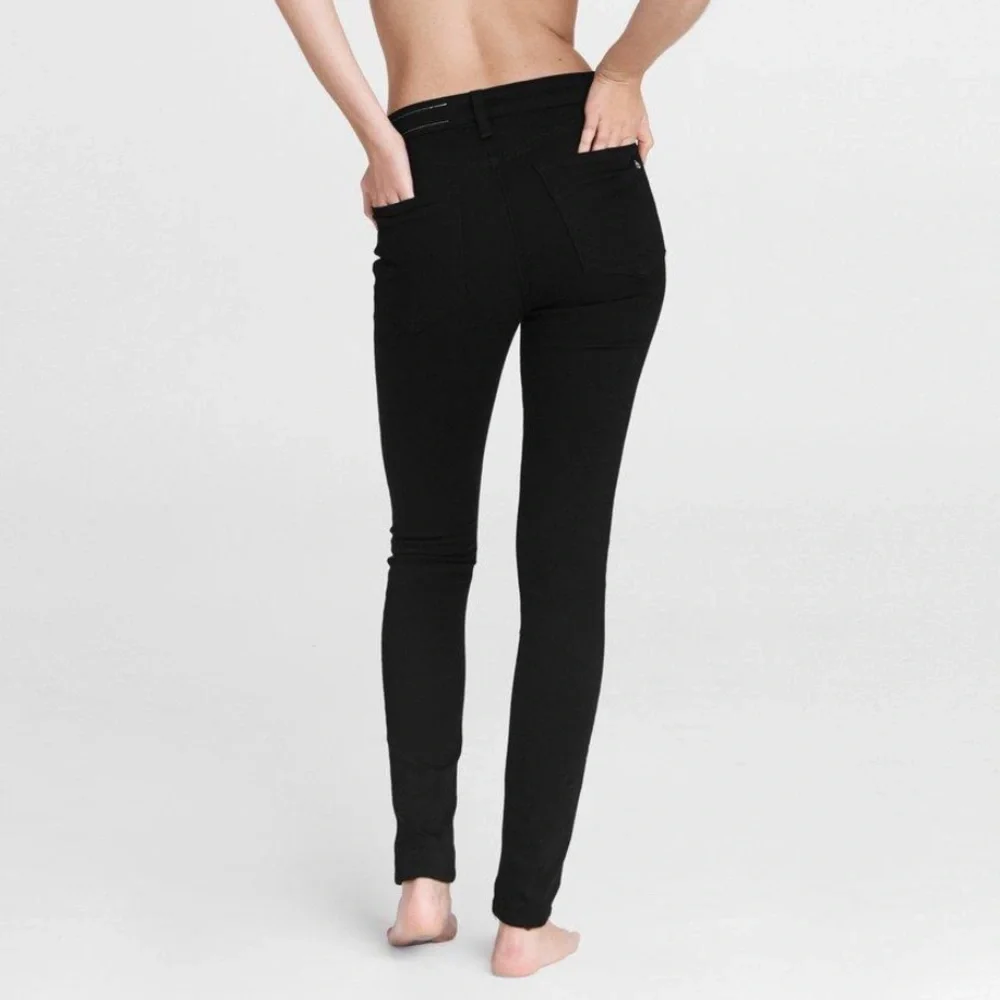 NWT Rag & Bone Nina High Rise skinny black jeans sz 29 - Picture 4 of 12